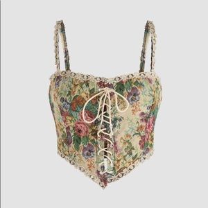Cider Secret Garden Corset Top